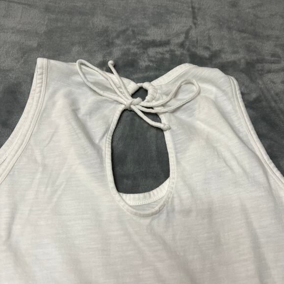 Old Navy Sleeveless Pullover Tank w/ Tie Back Size Small Casual Beach Basics - Picture 4 of 9